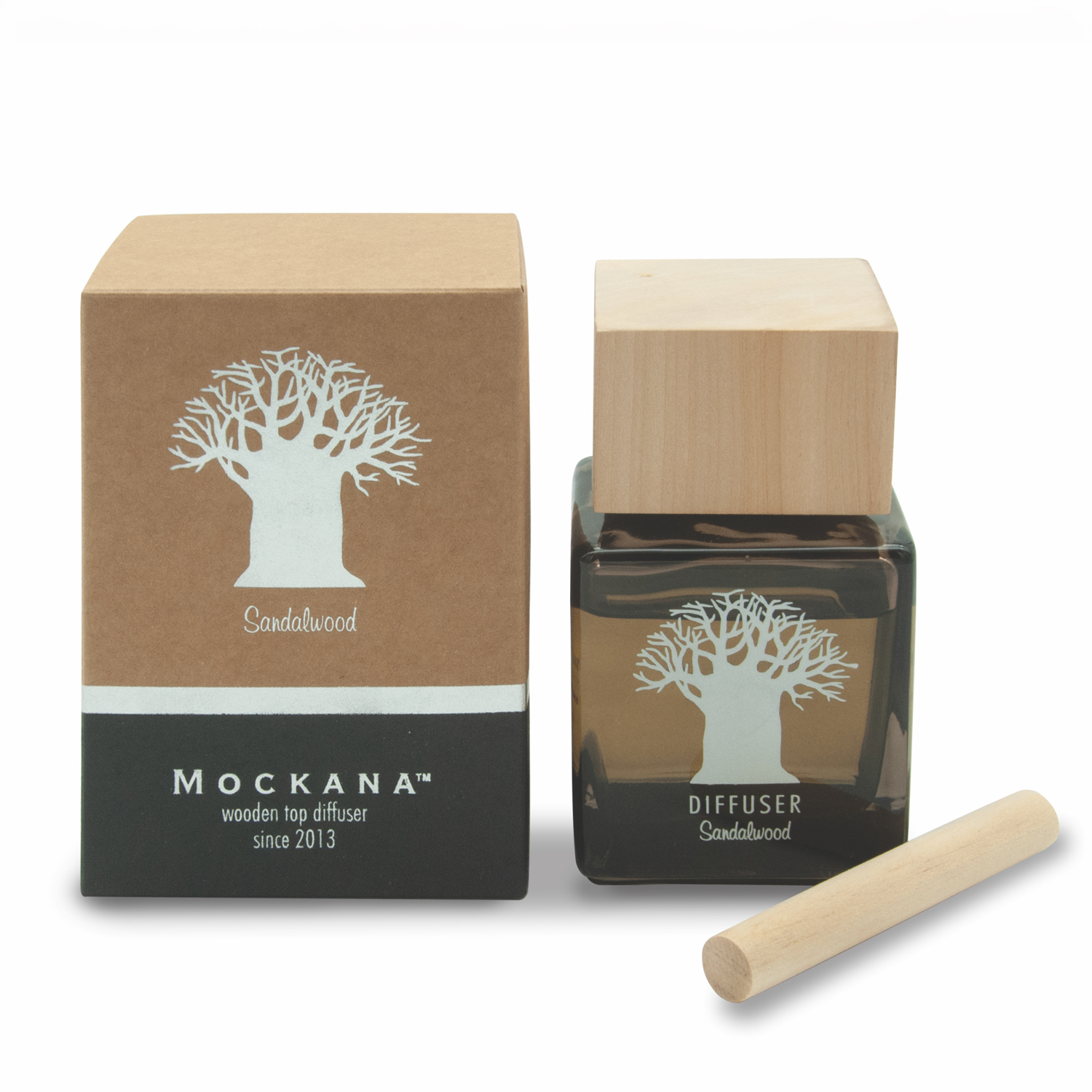 Mockana Wooden Top Diffuser Spicy Bushwillow - 120ml