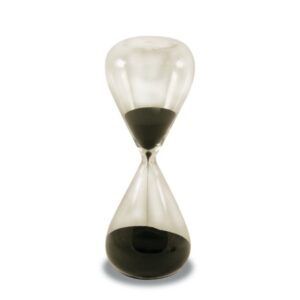 Mockana Traditional Sand Timer With Black Sand