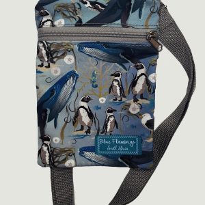 Blue Flamingo Crossbody Sling Bag PENGUIN PLAYGROUND