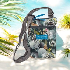 Blue Flamingo Crossbody Sling Bag DANDELION WISHES