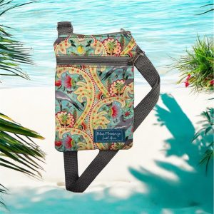 Blue Flamingo crossbody sling bag GRAND EXOTIC