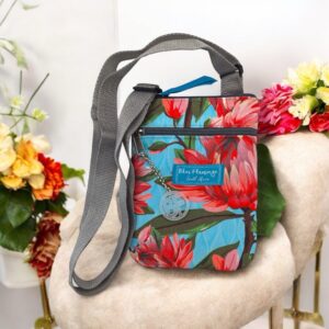 Blue Flamingo Crossbody Sling Bag PROTEA BLOOM
